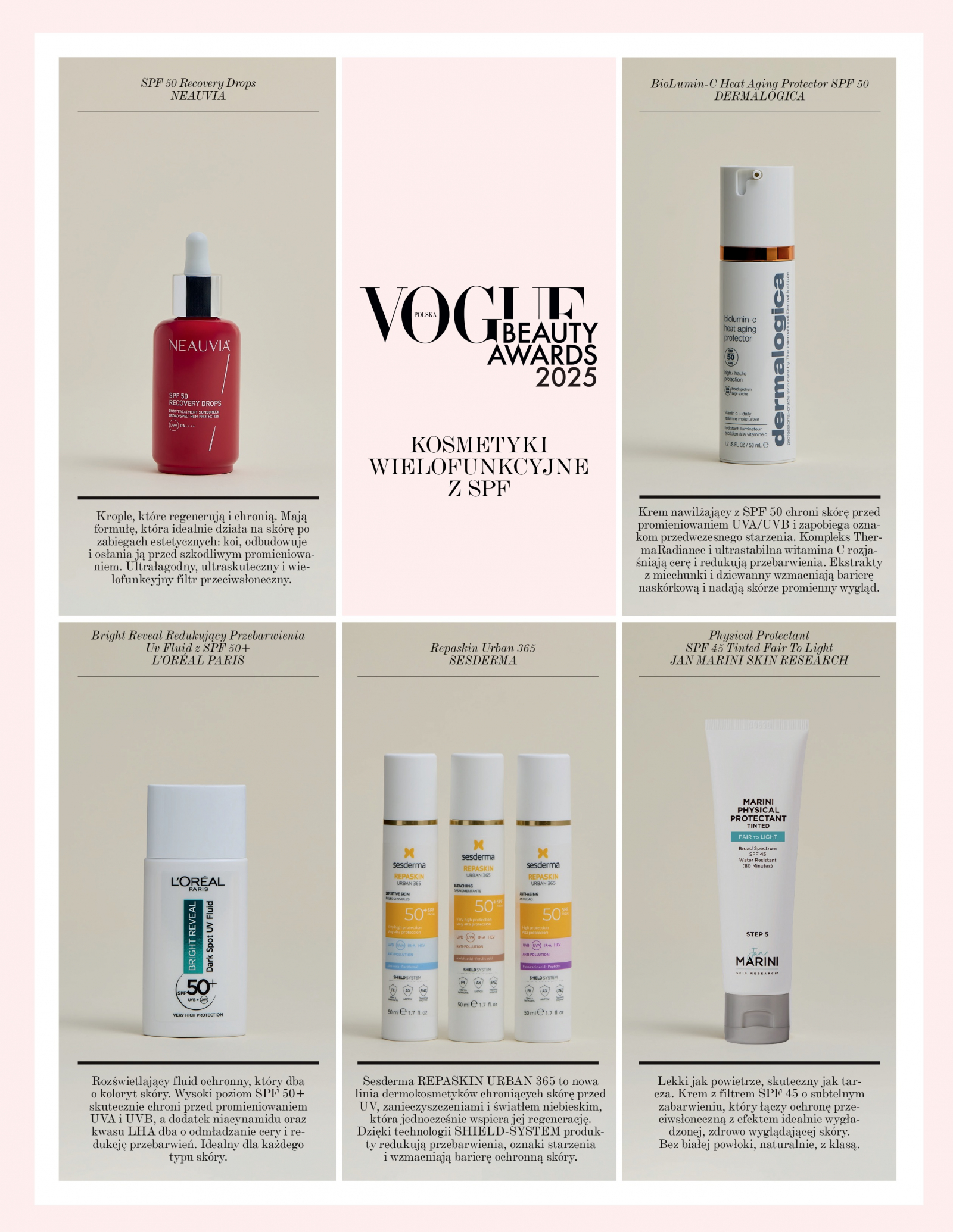 Nominowani w konkursie „Vogue Polska Beauty Awards 2025”