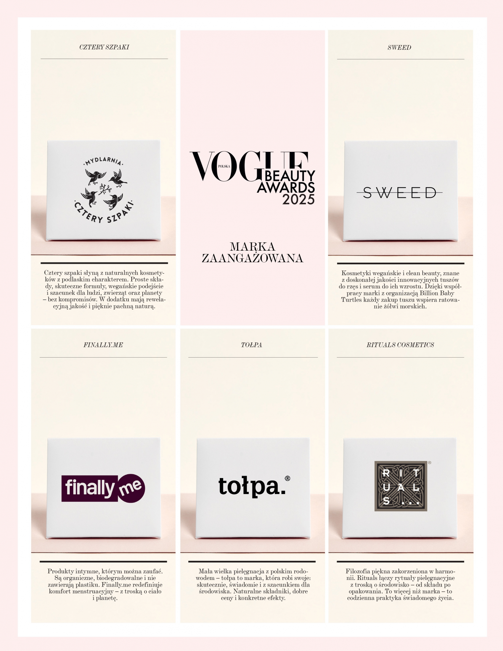 Nominowani w konkursie „Vogue Polska Beauty Awards 2025”