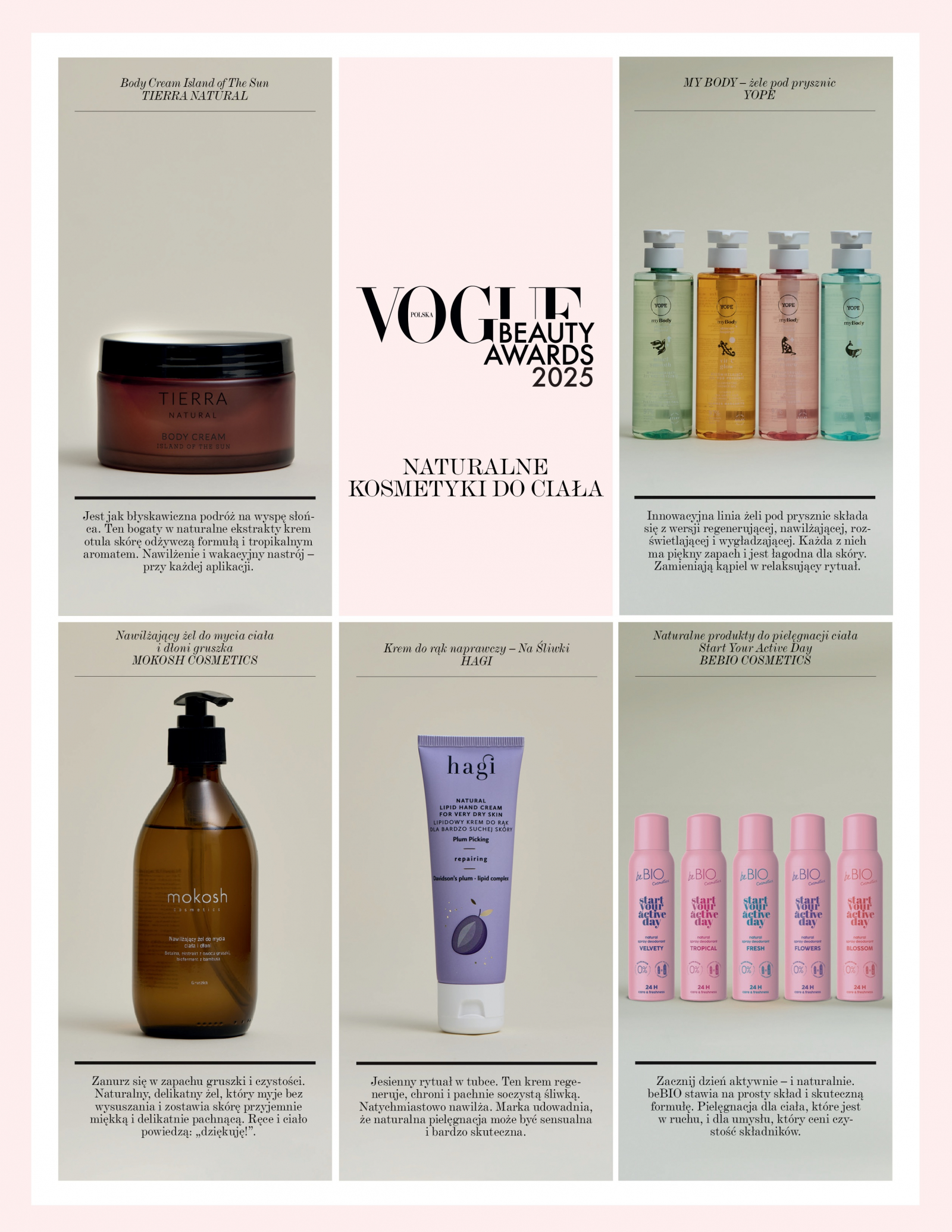 Nominowani w konkursie „Vogue Polska Beauty Awards 2025”