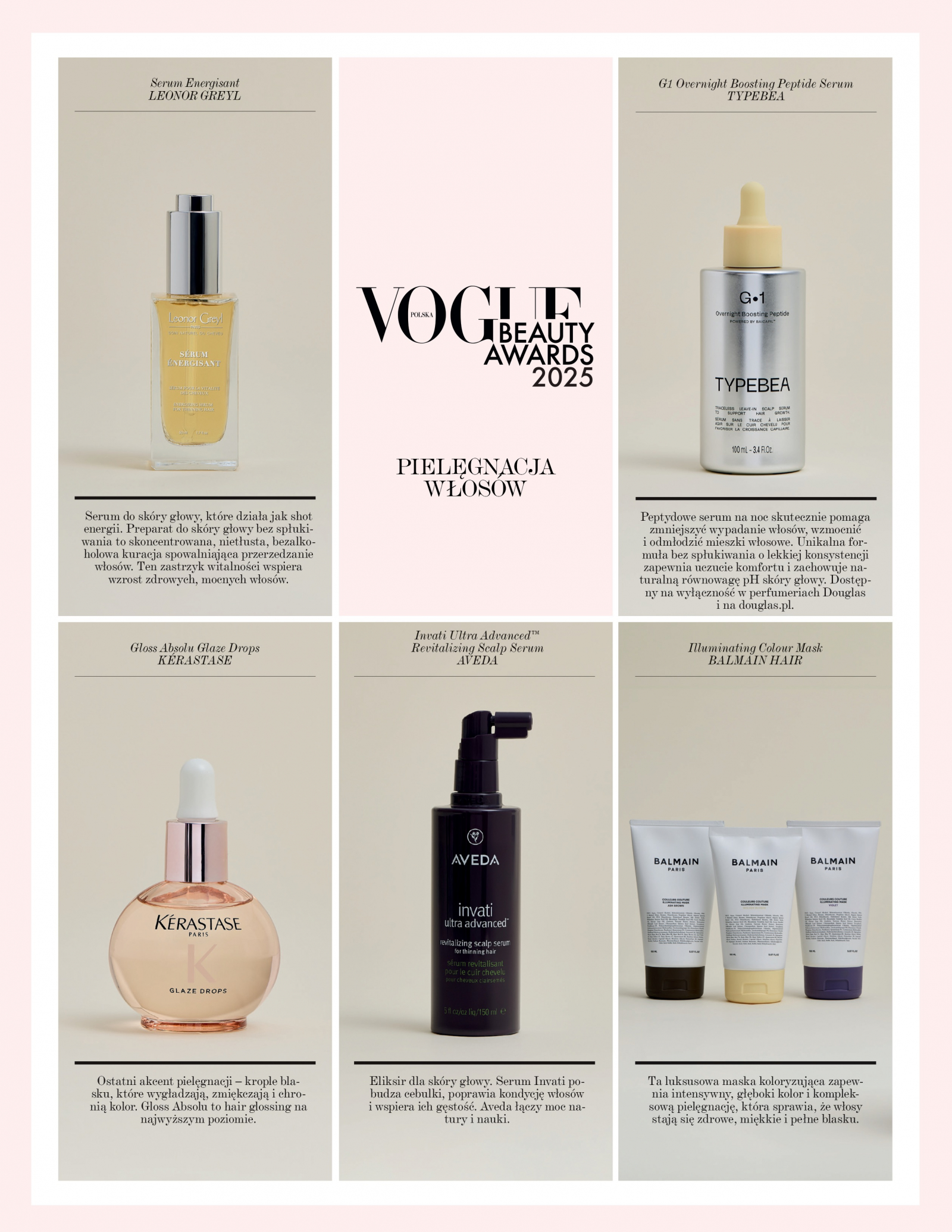 Nominowani w konkursie „Vogue Polska Beauty Awards 2025”
