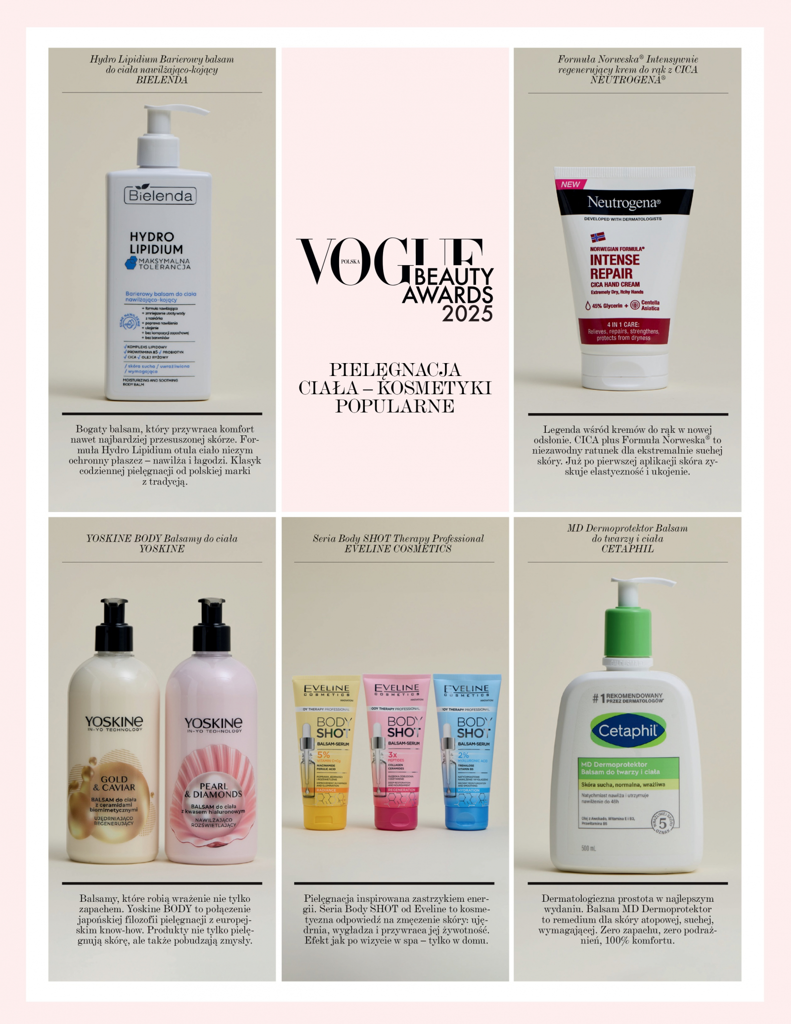 Nominowani w konkursie „Vogue Polska Beauty Awards 2025”