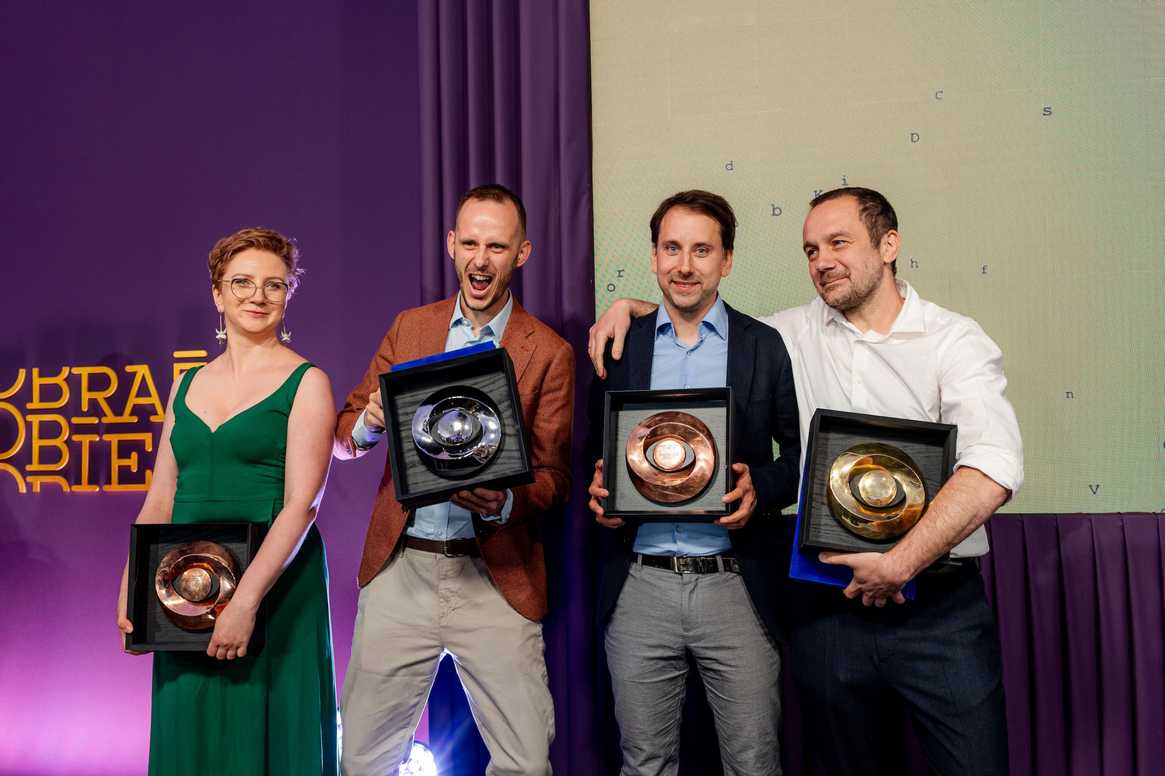 Monika Zięba, Mikołaj Janik, Tomasz Jeziorski, Jędrzej Bączyk
