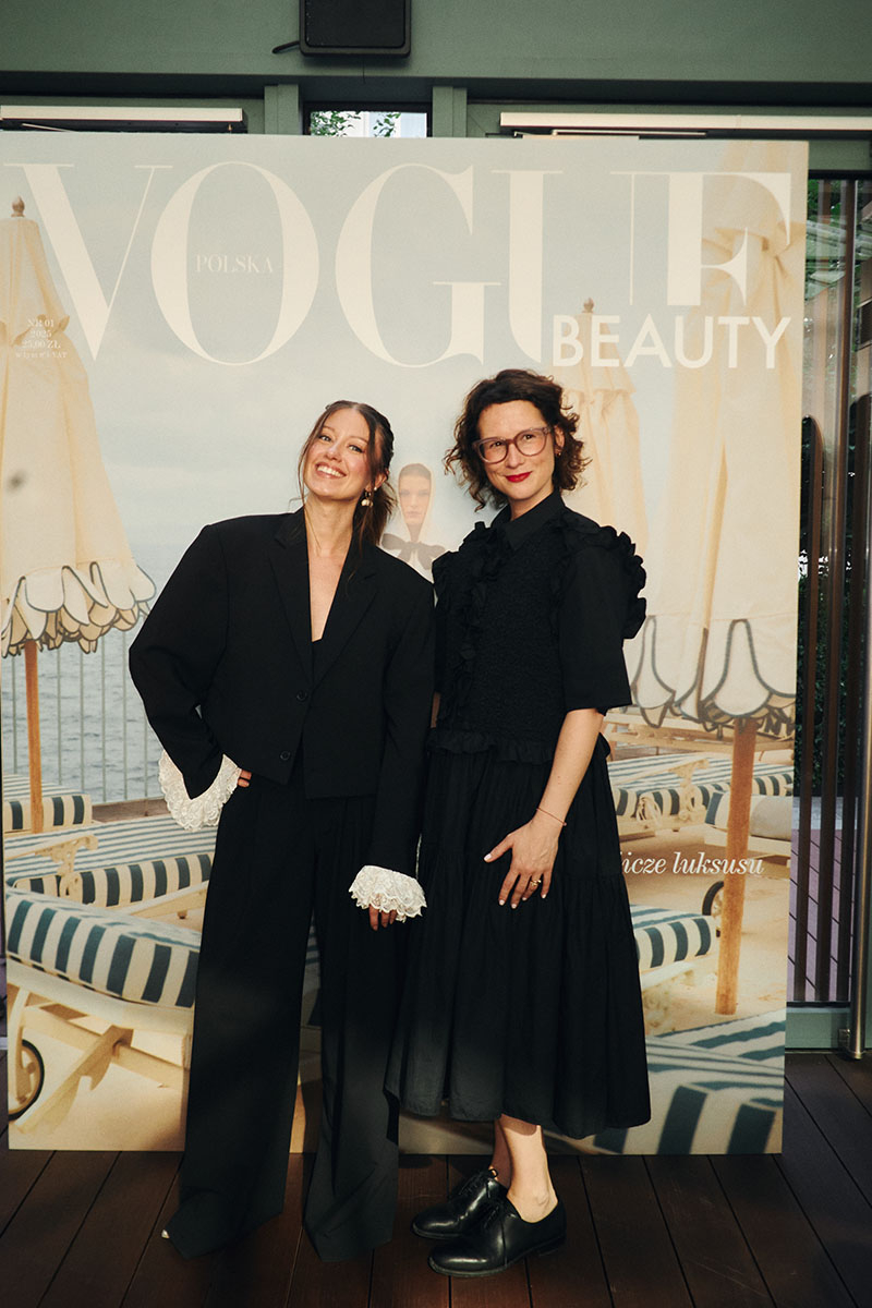 Redaktorka prowadząca Vogue.pl Agnieszka Zygmunt i Szefowa działu urody „Vogue Polska Marta Waglewska