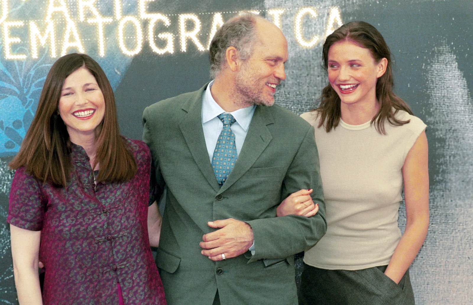 Catherine Keener, John Malkovich i Cameron Diaz w 1999 roku