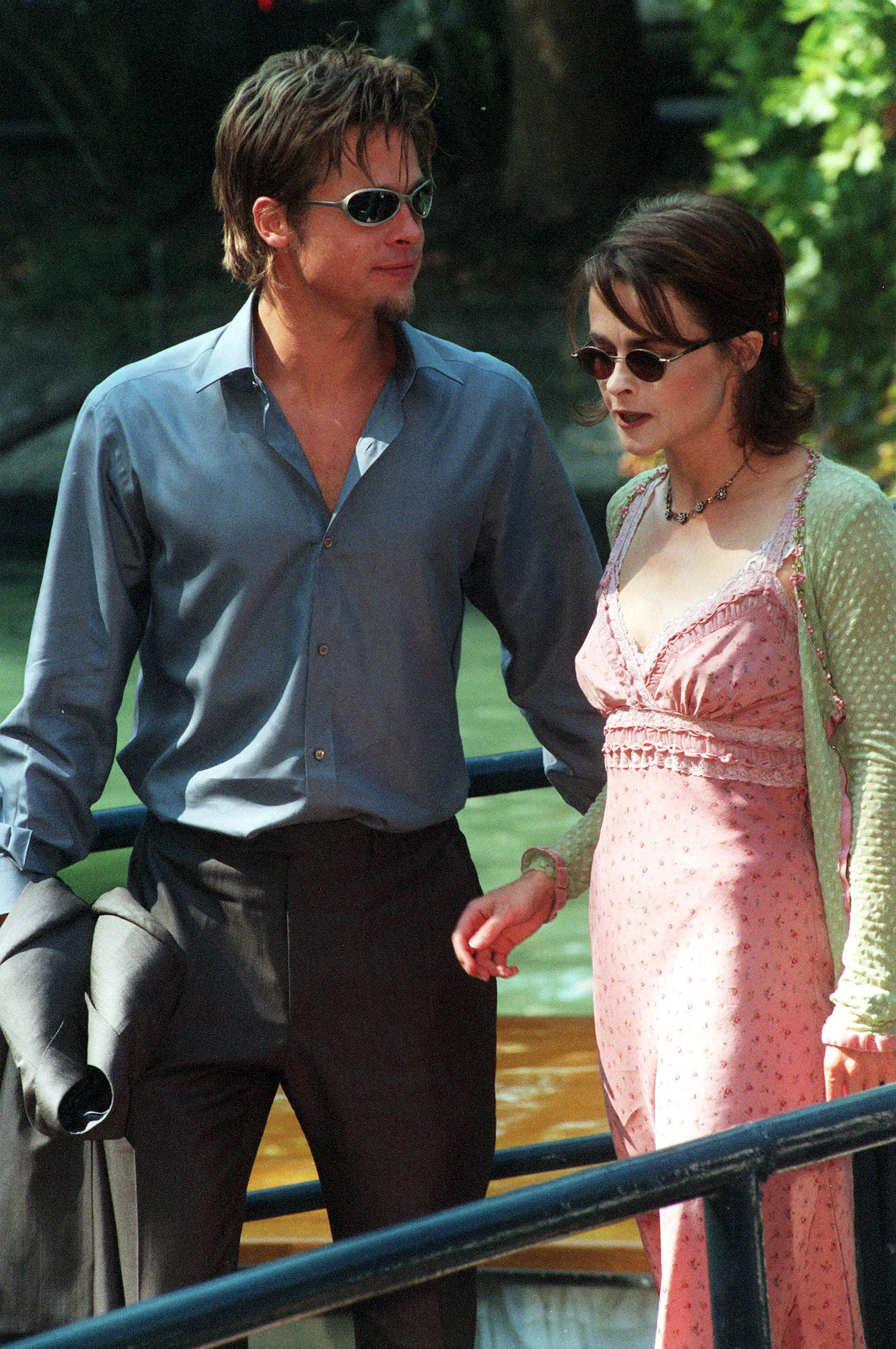 Brad Pitt i Helena Bonham Carter w 1999 roku