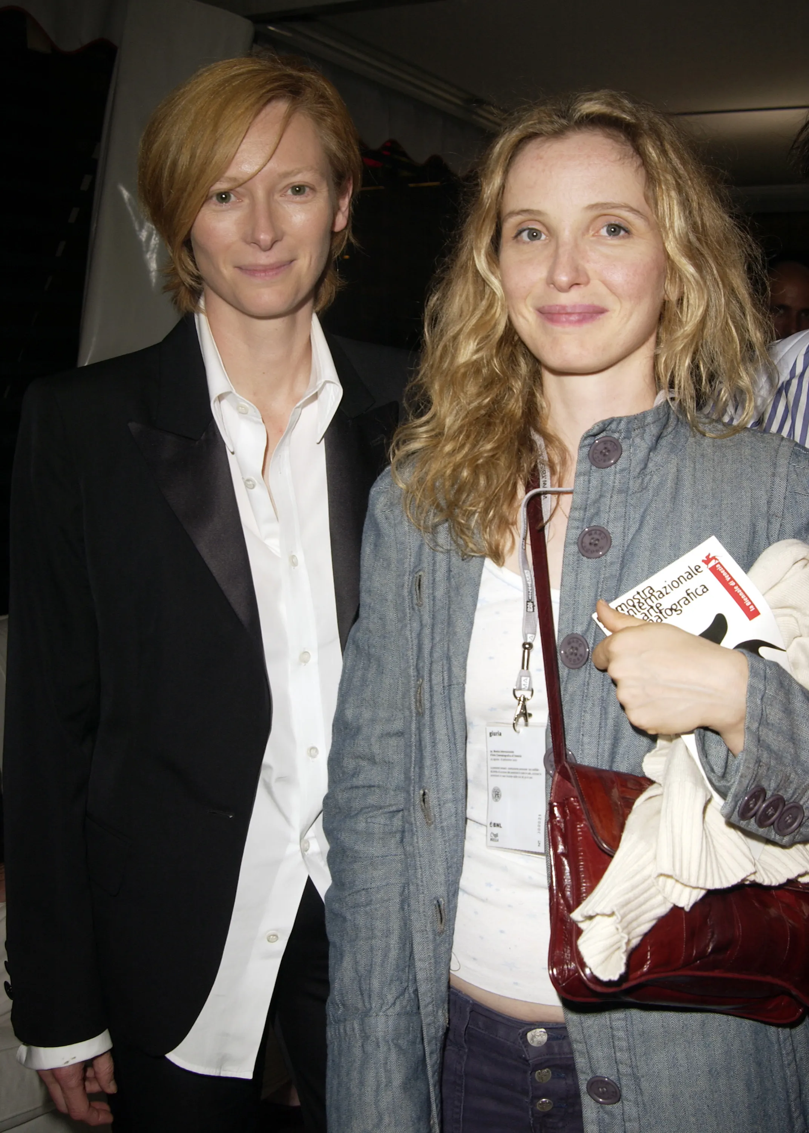 Tilda Swinton i Julie Delpy w 2002 roku