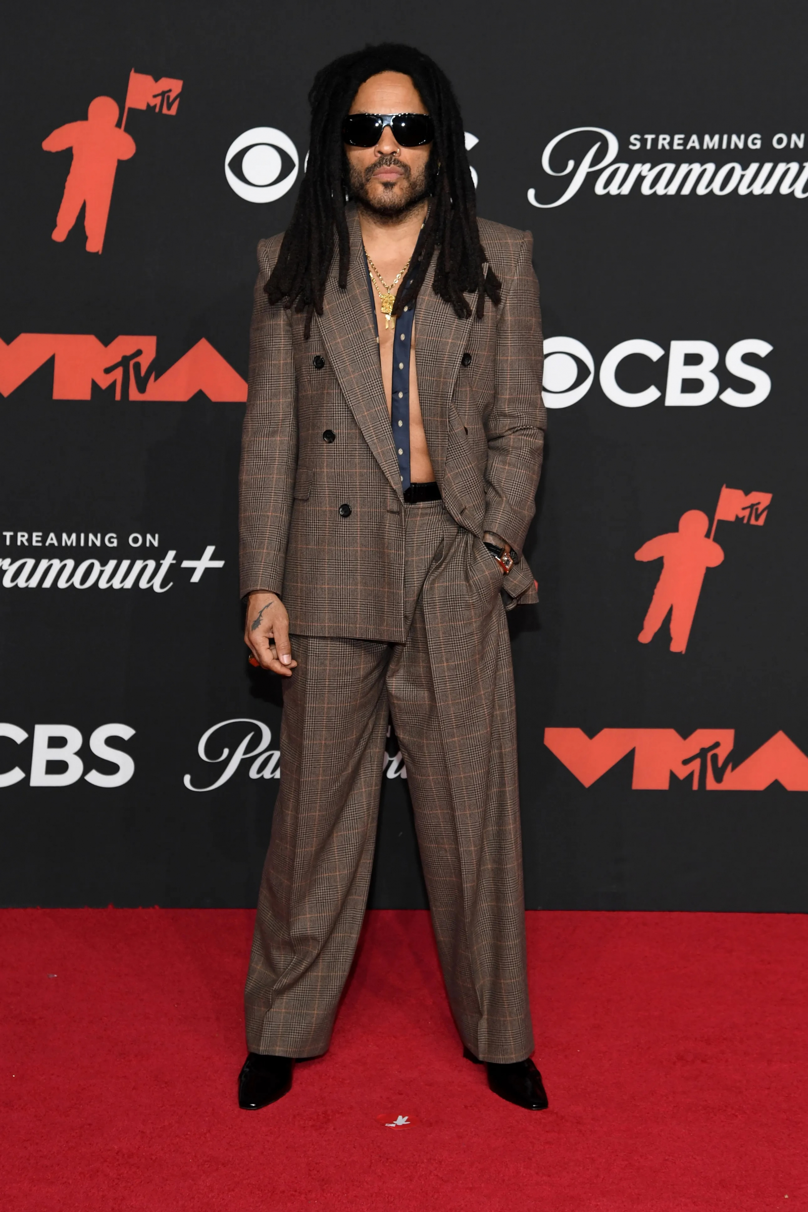 Lenny Kravitz w Saint Laurent