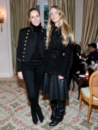 Aleksandra Woroniecka i redaktorka mody Vogue Paris, Jennifer Neyt, Fot. François Goizé 