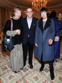 Jonathan Newhouse i redaktor naczelna Vogue China, Angelica Cheung (po prawej), Fot. François Goizé 
