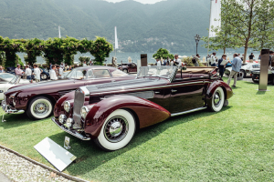 Delage D8-120 (1939 r.) z nadwoziem Chapron. Tym samochodem jeździli Gene Kelly i Nina Foch w filmie Amerykanin w Paryżu., Fot. Błażej Żuławski