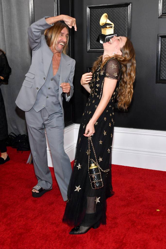 Iggy Pop i Maggie Rogers (w sukni Chanel), Fot. Getty Images