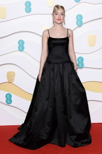 Saoirse Ronan w sukni Gucci, fot. David Fisher/BAFTA/Shutterstock