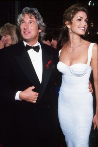 Richard Gere i Cindy Crawford, 1993 rok, Fot. Kevin Mazur/WireImage 