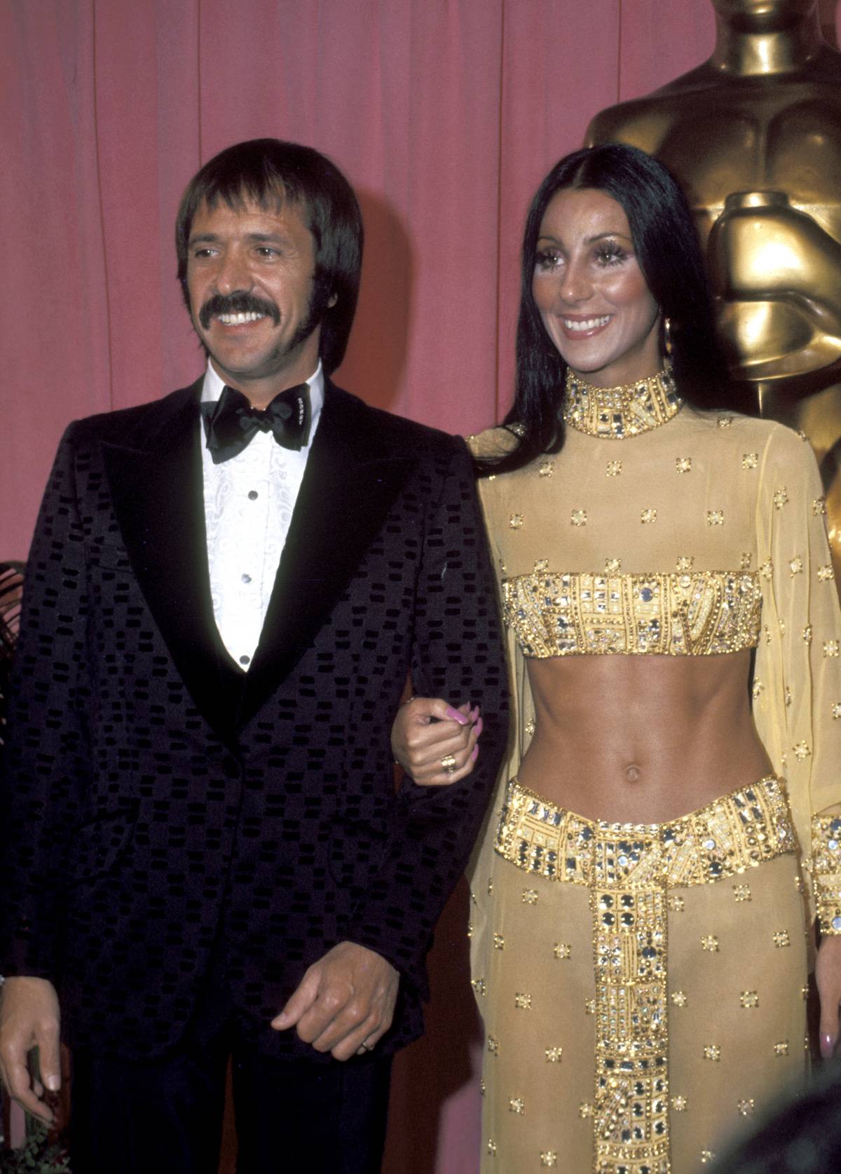 Sonny Bono i Cher, 1973 rok, Fot. Ron Galella/Ron Galella Collection via Getty Images