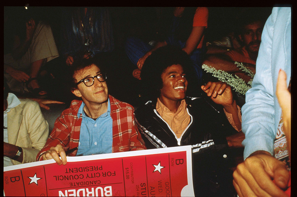 Woody Allen i Michael Jackson, Fot. Russell Turiak, Getty Images