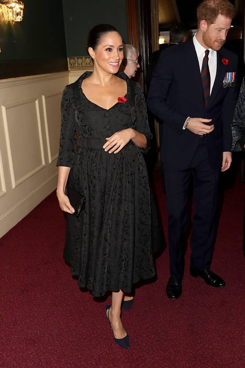Księżna Sussex podczas The Annual Royal British Legion Festival Of Remembrance w 2019 roku, Fot. Getty Images
