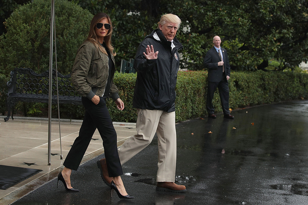 Melania Trump, październik 2017 rok , Fot. Getty Images