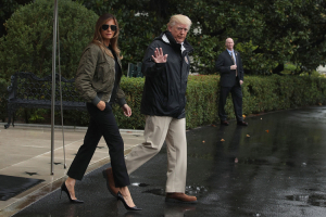 Melania Trump, październik 2017 rok , Fot. Getty Images