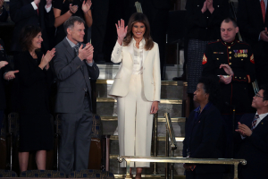 Melania Trump, styczeń 2018 rok, Fot. Getty Images