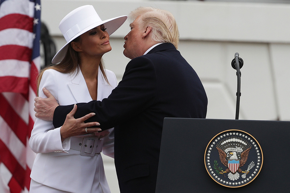 Melania Trump, kwiecień 2018 rok, Fot. Getty Images