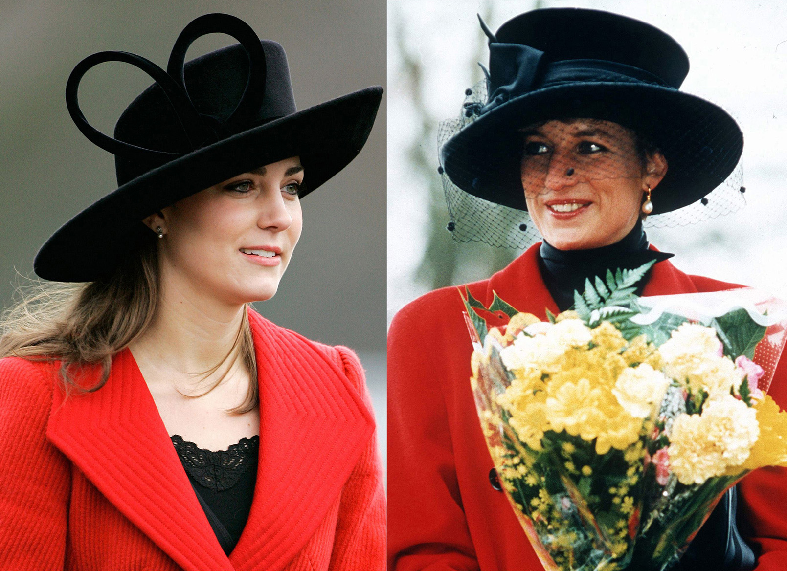 Księżna Cambridge w 2006 roku, Lady Diana w 1993 roku, Fot. Getty Images