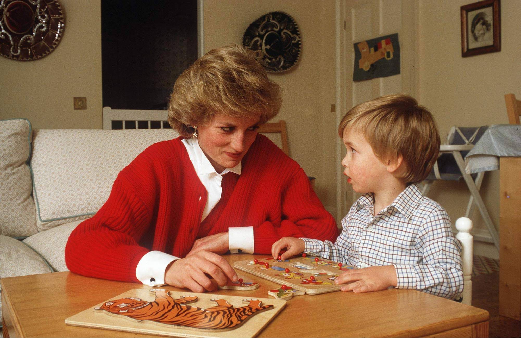 Księżna Diana i książę William, (Fot. Tim Graham Photo Library via Getty Images)