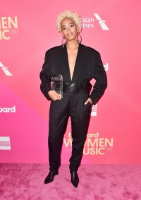 Podczas rozdania nagród Billboard Women in Music, 2017 rok, Fot. Frazer Harrison/Getty Images