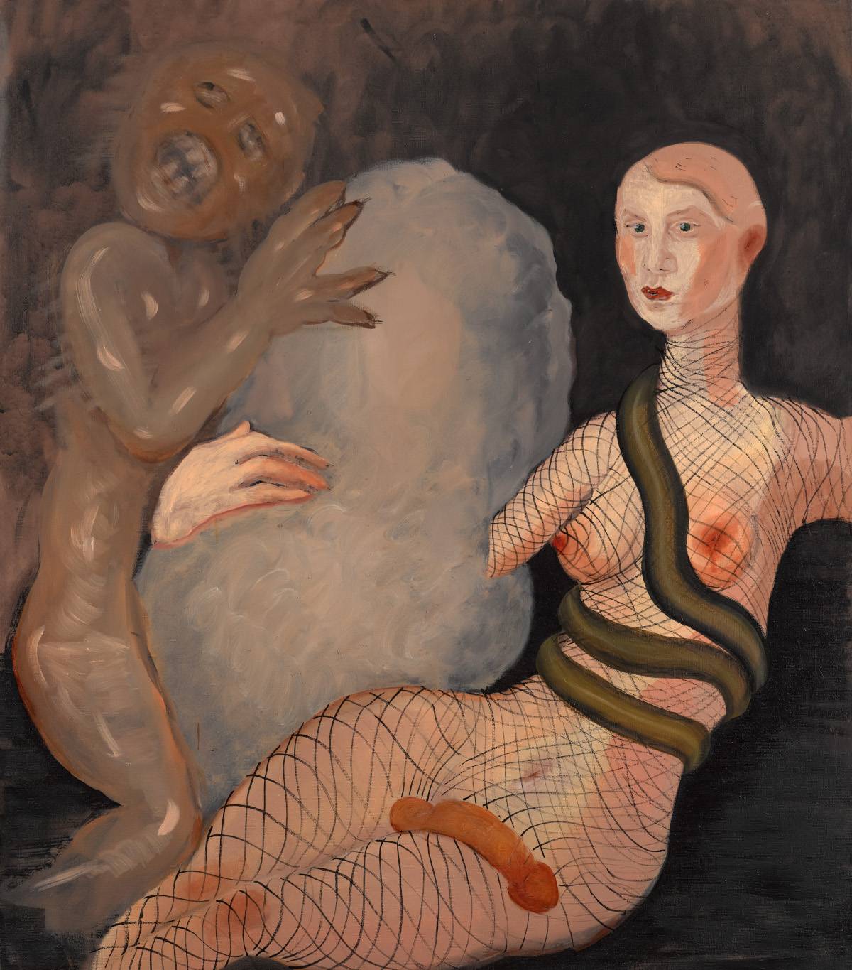Agata Słowak „Miłość”, olej na płótnie, 2019