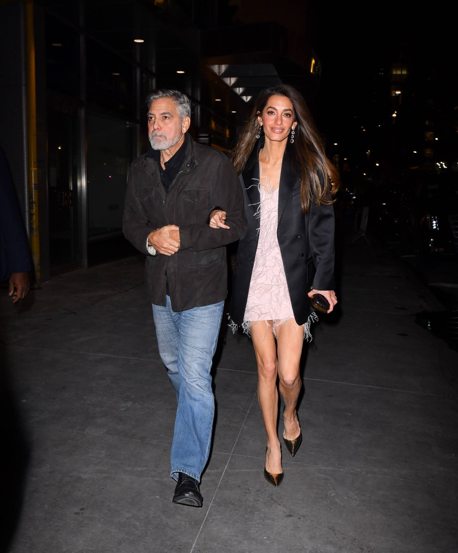 Amal i George Clooneyowie w Nowym Jorku / (Fot. Getty Images)