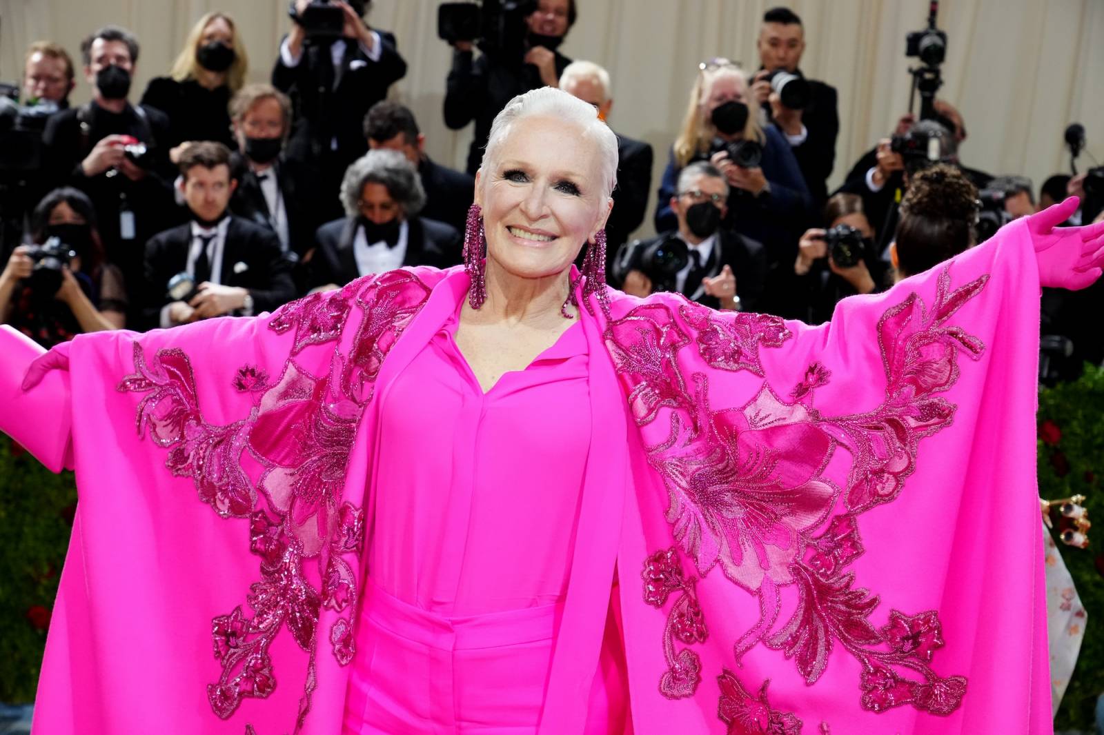 Glenn Close na MET Gali w 2022 roku (Fot. Getty Images)