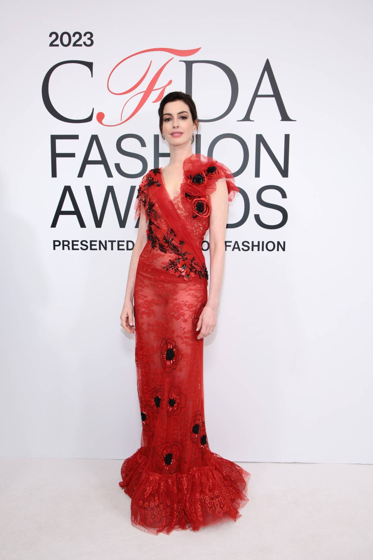 Anne Hathaway na gali CFDA Awards.