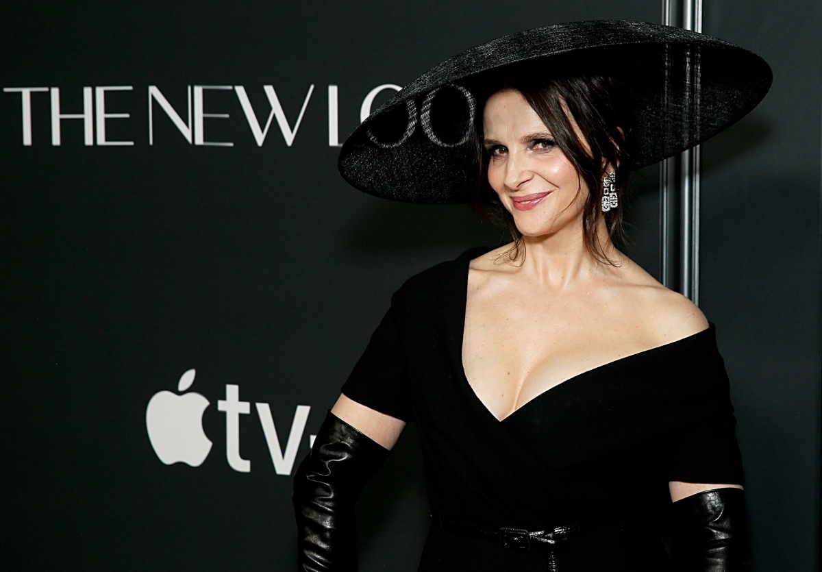 Juliette Binoche na premierze serialu „Nowy styl”.  W serialu zagrała Coco Chanel.