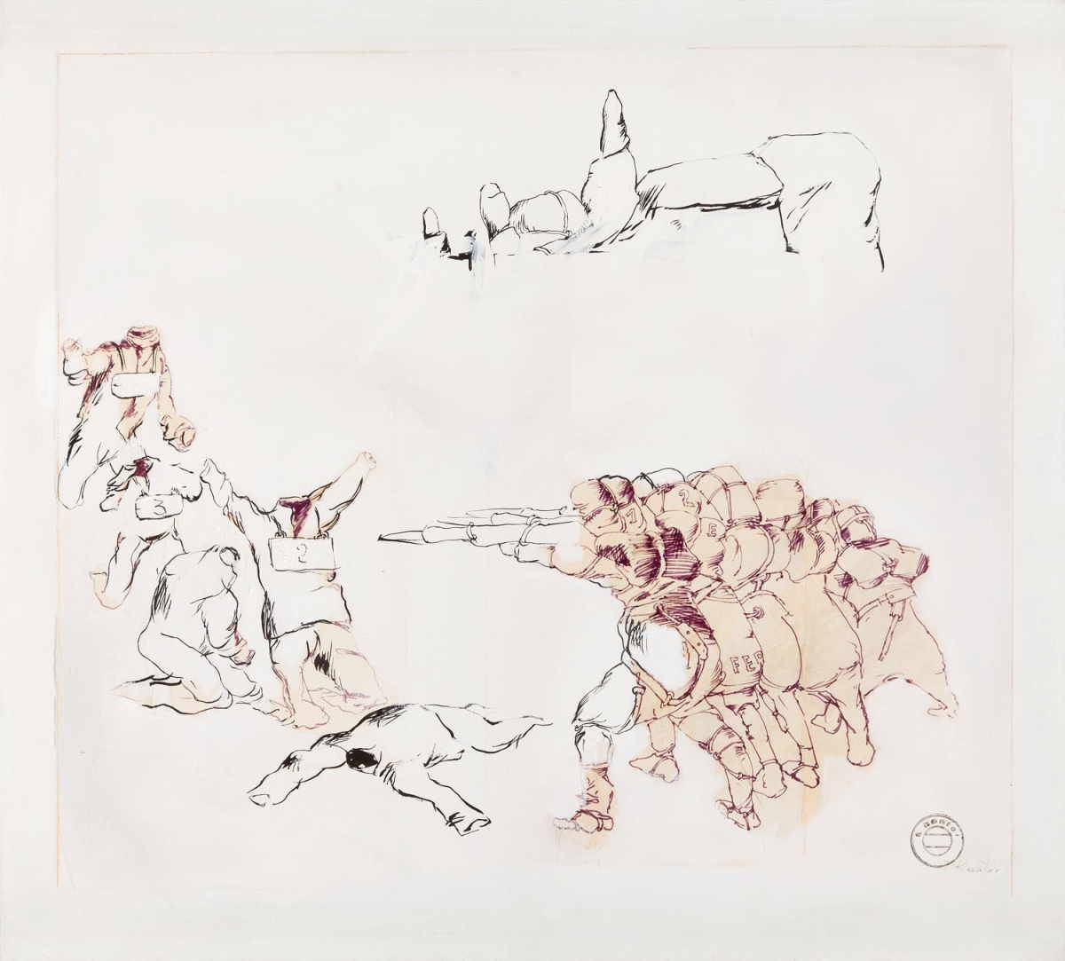 Tadeusz Kantor, „Egzekucja według Goi” („Emballage d’après Goya: L’exécution”), 1970 (Fot. Materiały prasowe)