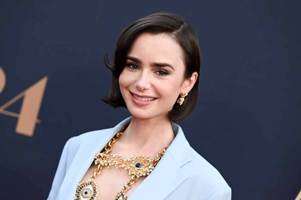Lily Collins debiutuje w nowej fryzurze i odważnej stylizacji godnej „Emily w Paryżu.