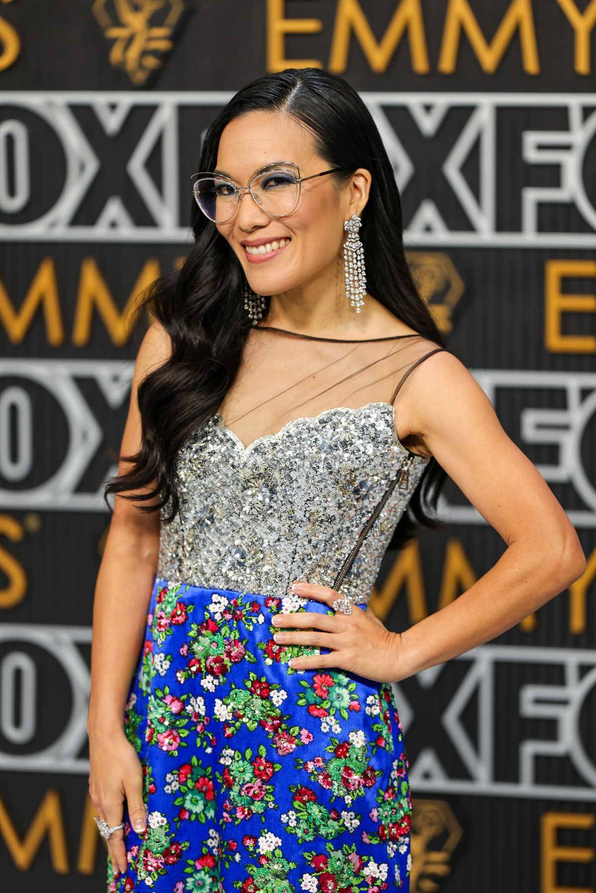 Najgorzej ubrane gwiazdy na gali Emmy 2024. Ali Wong.