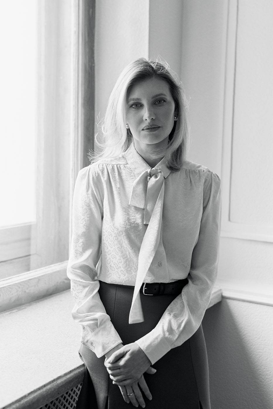 Pierwsza Dama Ukrainy Ołena Zełenska (Fot. Stephan Lisowski, dzięki uprzejmości Vogue Ukraine)