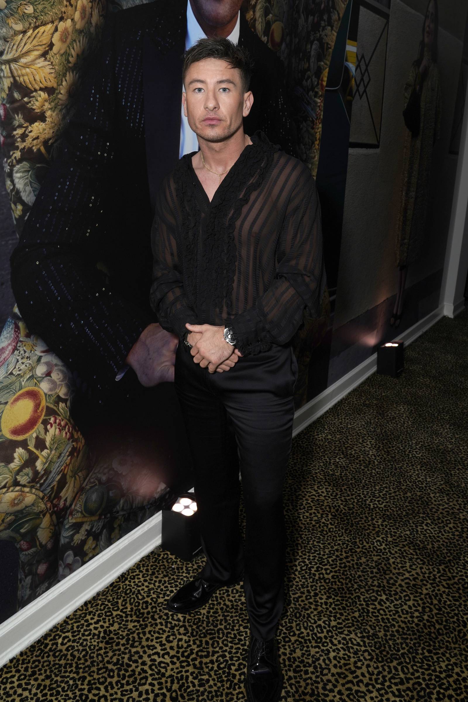 Barry Keoghan na imprezie „W Magazine” (Fot. Getty Images)