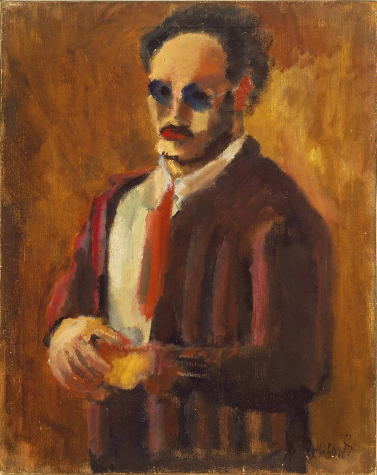Mark Rothko, Self-Portrait, 1936 (© 1998 Kate Rothko Prizel & Christopher Rothko - Adagp, Paris, 2023)