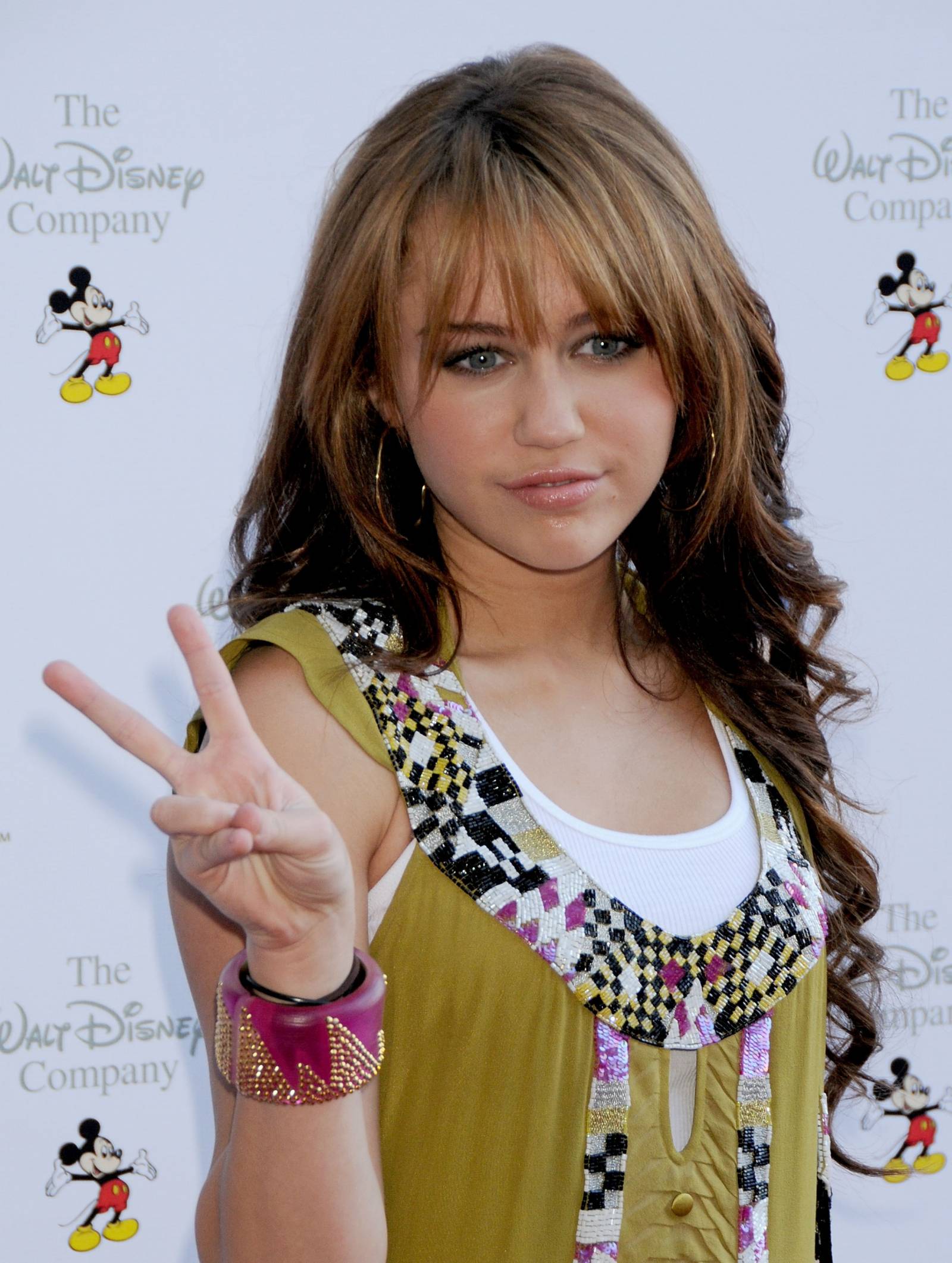 Miley w 2008 roku (Fot. Getty Images)