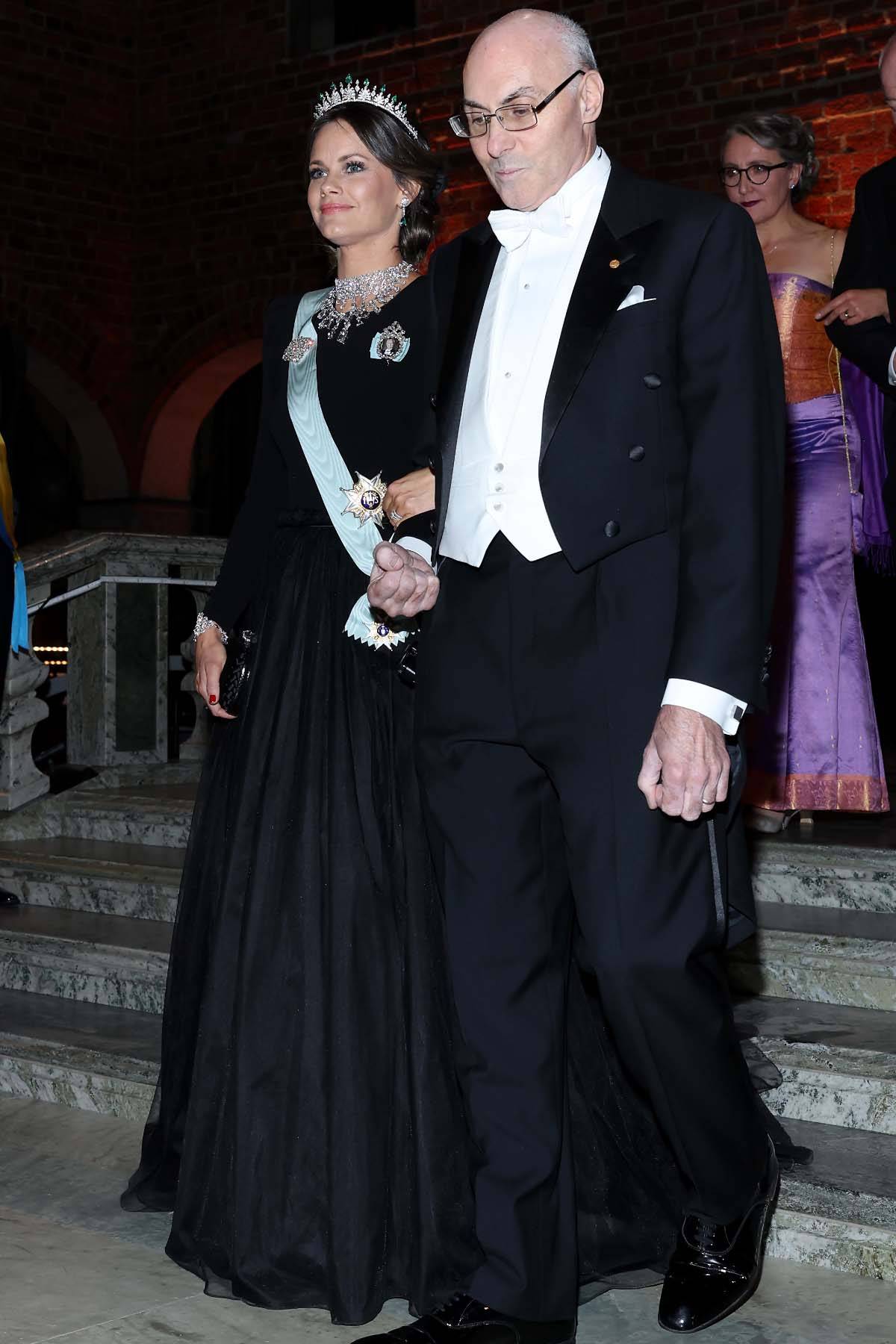 Księżna Zofia 10 grudnia podczas ceremonii rozdania Naród Nobla 2023 (Fot. Getty Images)