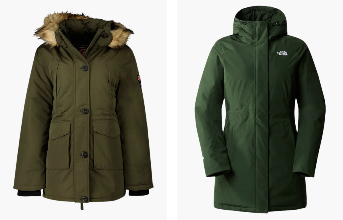 Superdry, North Face
