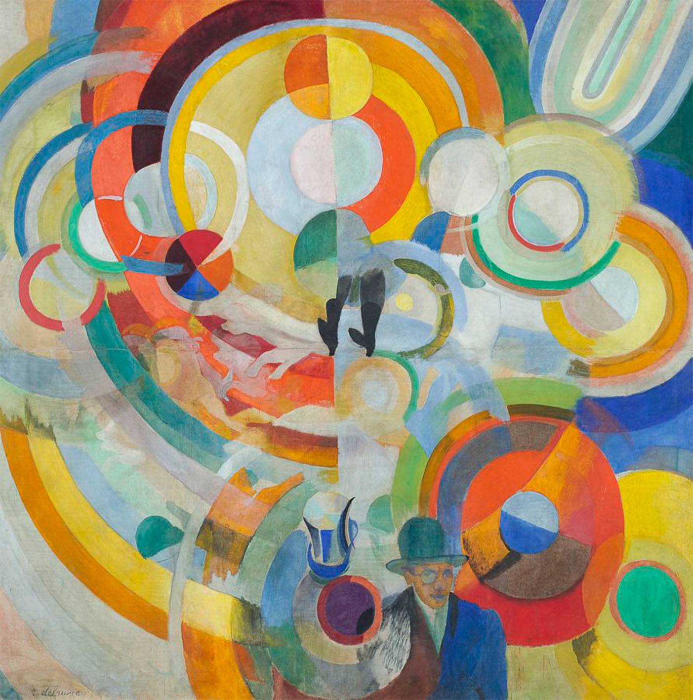 Robert Delaunay, Manège de cochons, 1922 (Domaine public, fot. Bertrand Prévost)