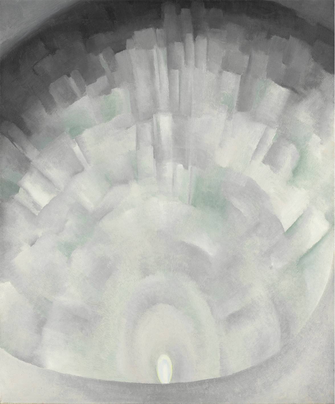 Georgia OKeeffe, Ballet Skirt or Electric Light (from the White Rose Motif), 1927, The Art Institute of Chicago (Alfred Stieglitz Collection, bequest of Georgia OKeeffe)