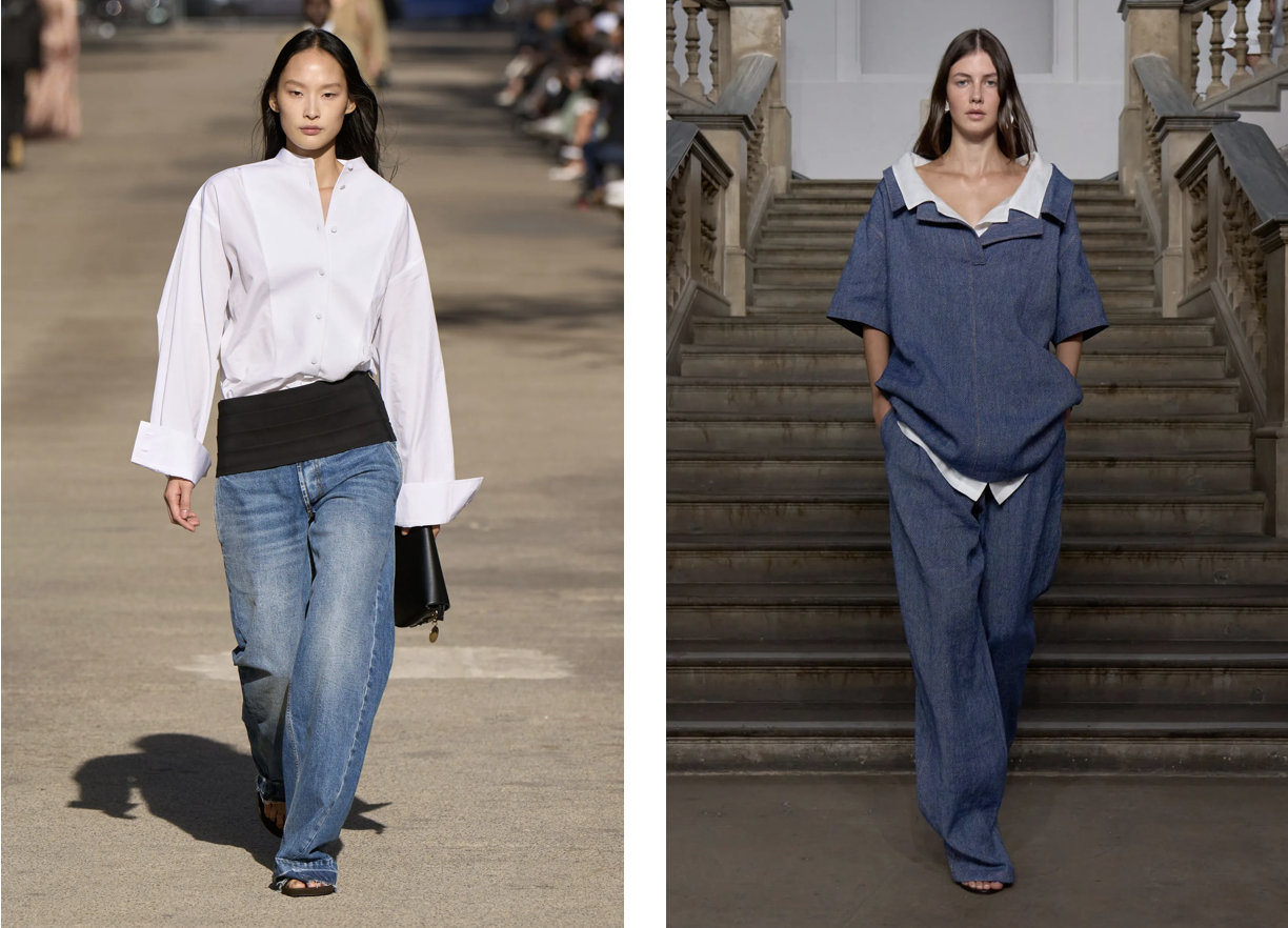 Stella McCartney, Emilia Wickstead wiosna-lato 2024 (Fot. Spotlight Launchmetrics)