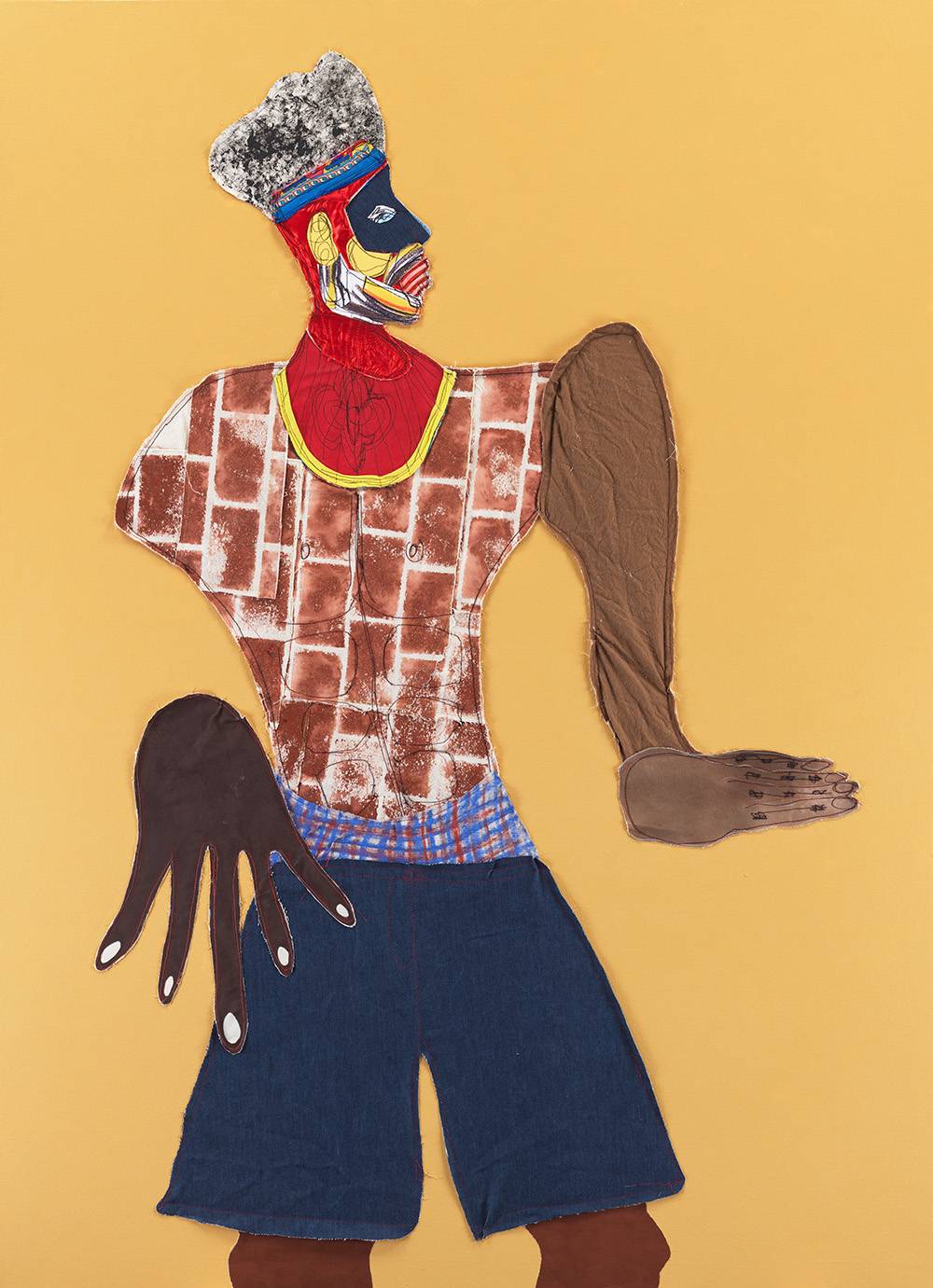schabalala Self, Fade, 2019. Zdjęcia dzięki uprzejmości artystki, Pilar Corrias, Londyn i Galerie Eva Presenhuber, Zurich / Wiedeń, Fot. © Pierre Le Hors