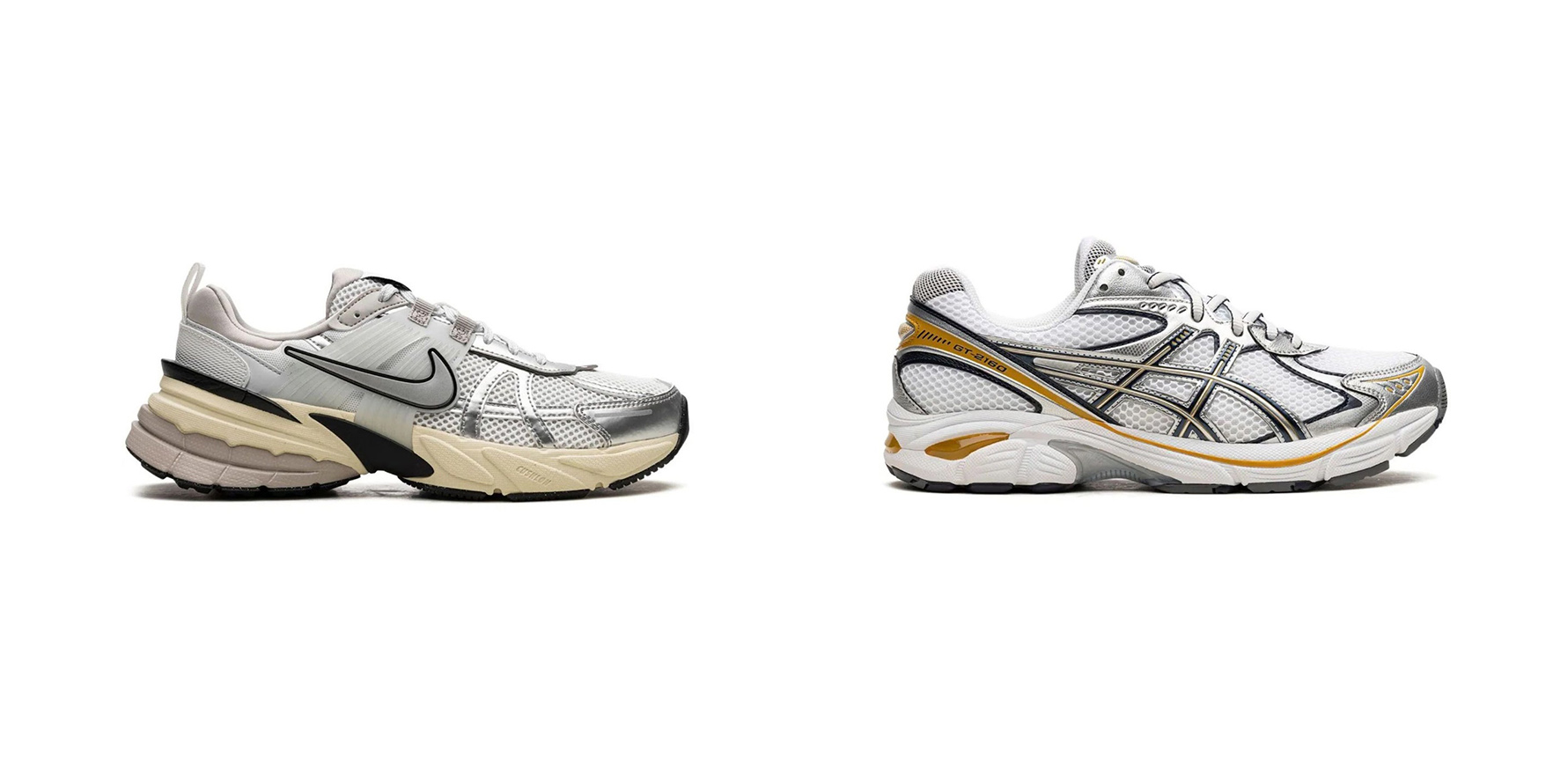 NIke V2K; Asics GT-2160 (Fot. Materiały prasowe)