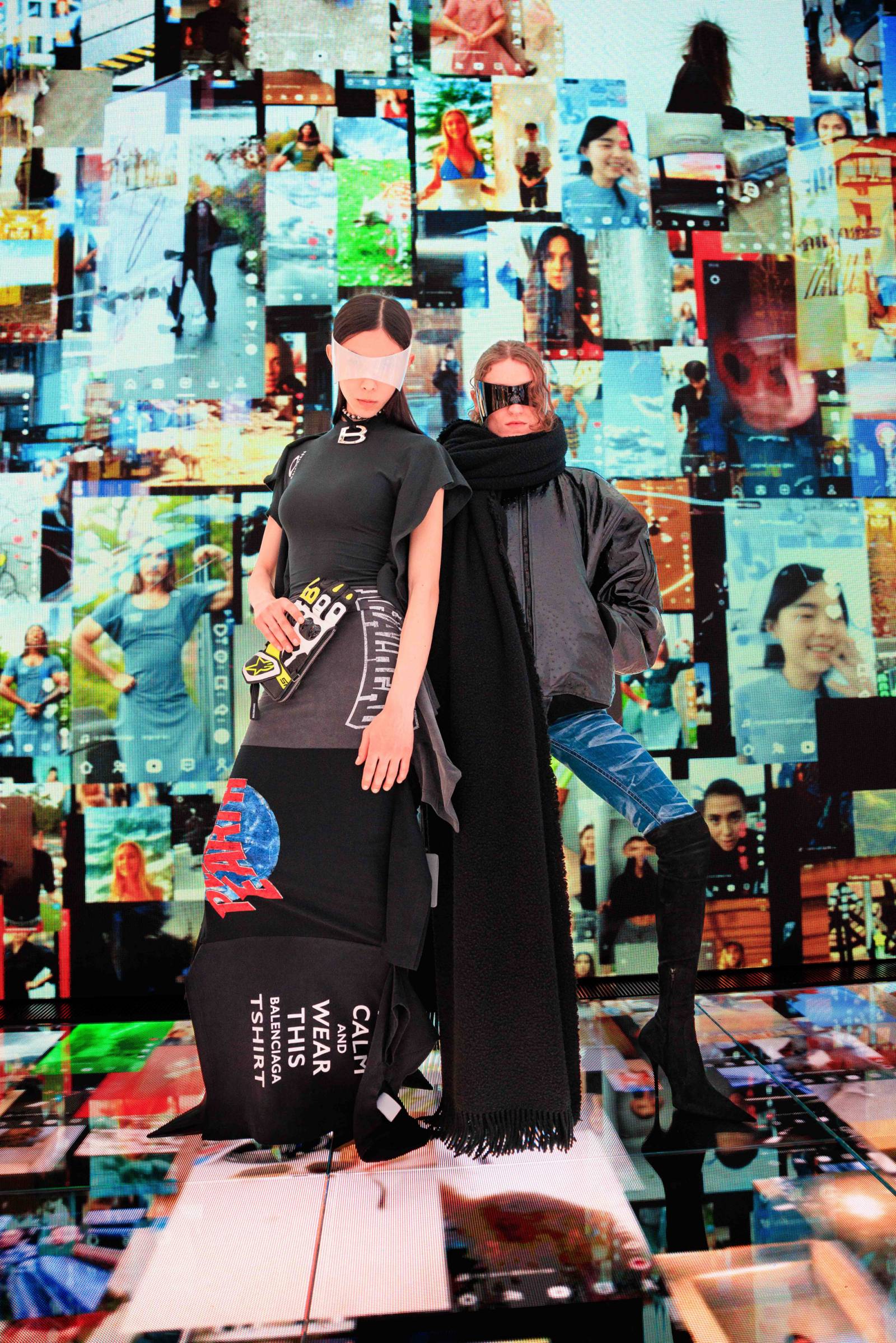 Kolekcja Demny dla domu mody Balenciaga na sezon jesień-zima 2024 (Fot. Acielle)