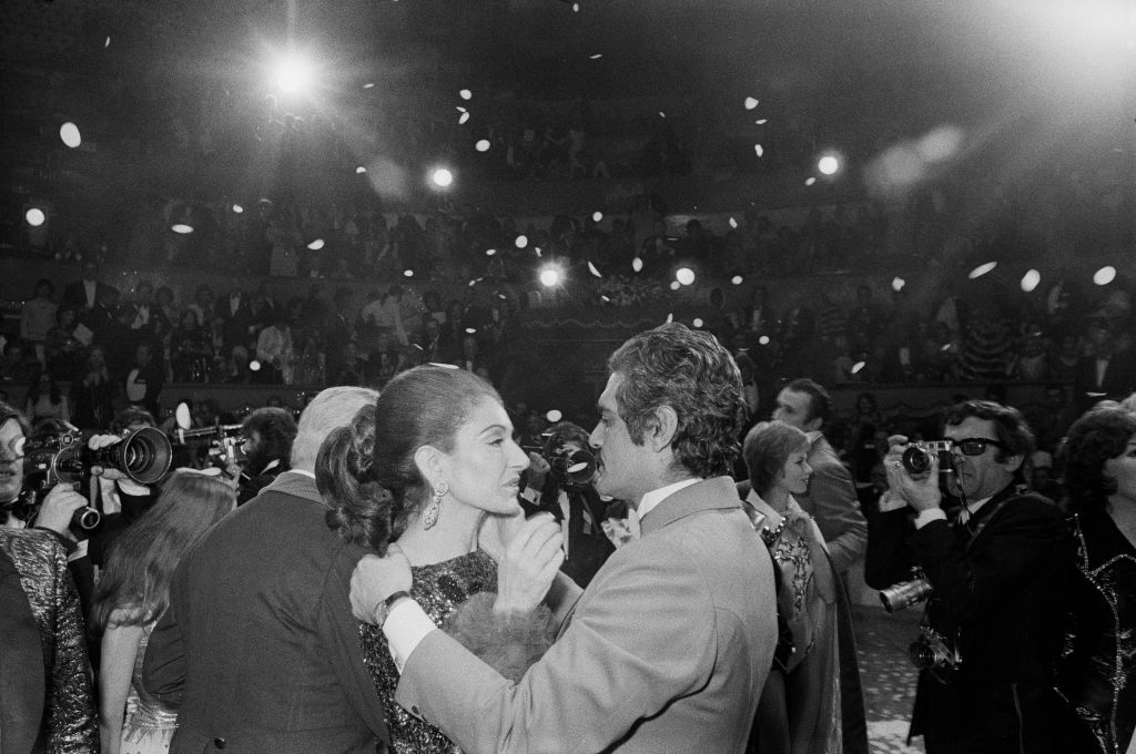 Maria Callas i Omar Sharif, Fot. Michel Ginfray/Sygma/Sygma via Getty Images