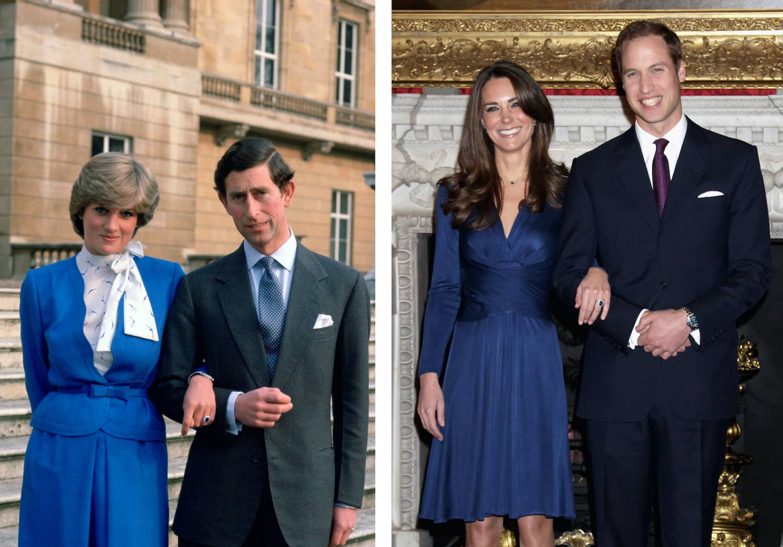 Zdjęcie zaręczynowe przyszłej pary królewskiej przypominało fotografię rodziców Williama (Fot. Getty Images)