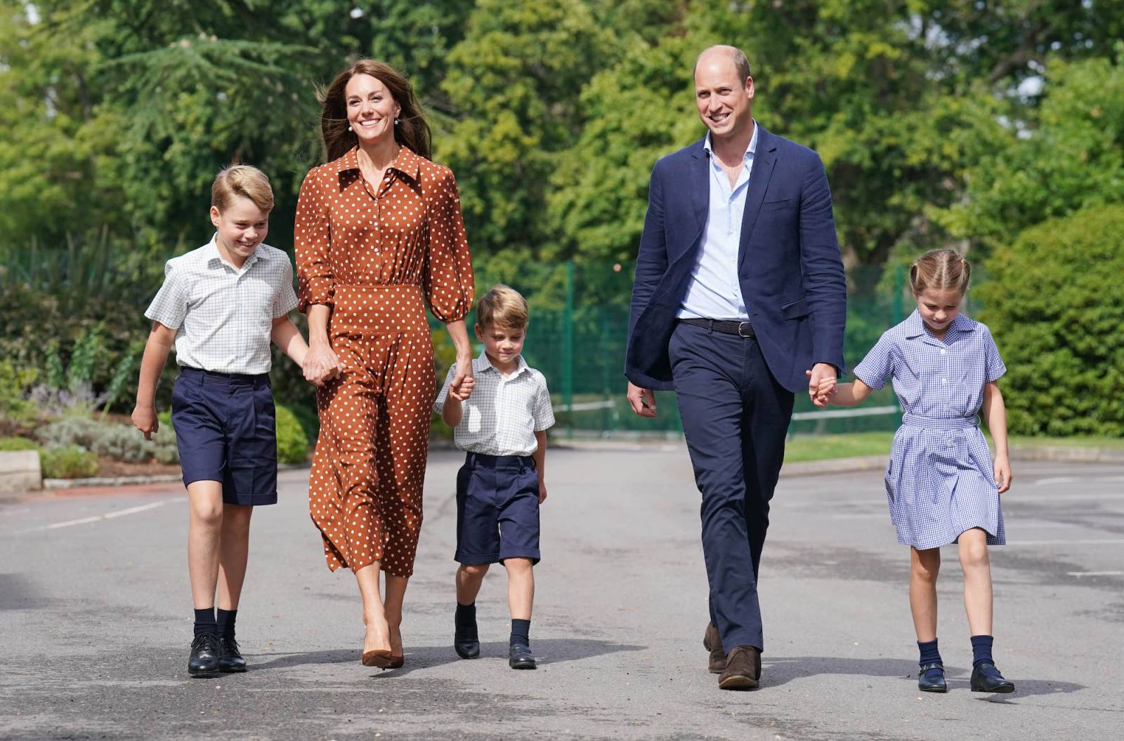 Kate, William, George, Charlotte i Louis (Fot. Getty Images)